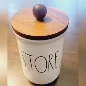 Rae Dun  Canister with Wood Lid STORE